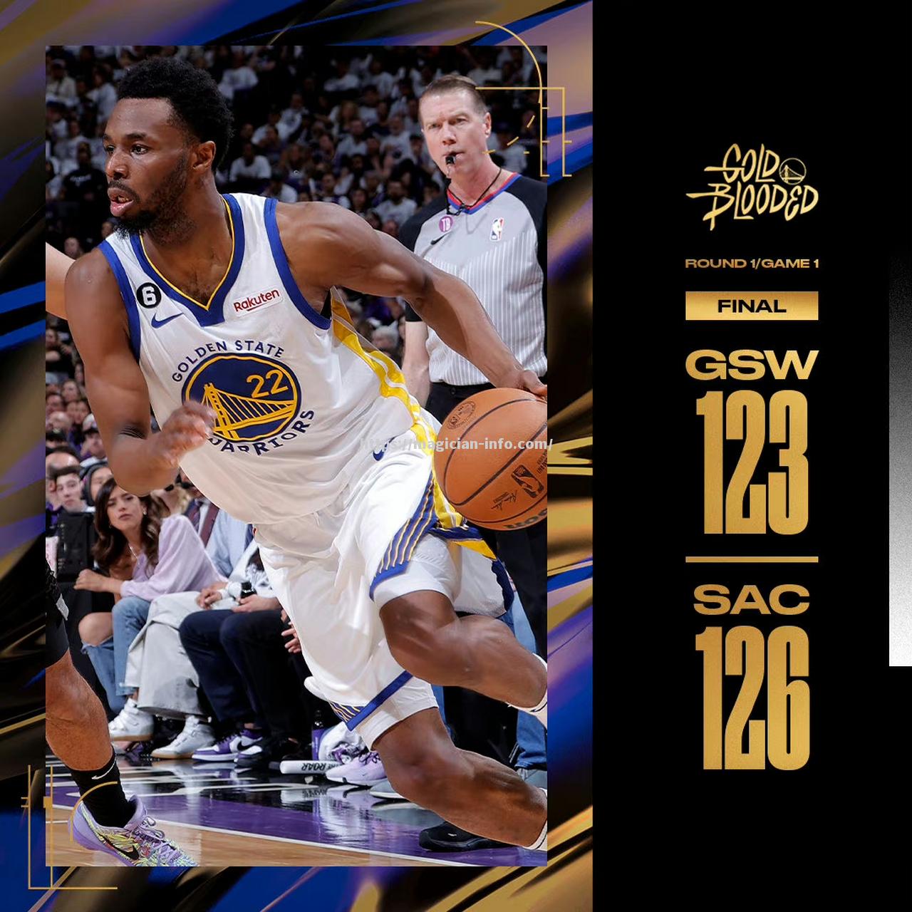 NBA季后赛打响，勇士队雄起